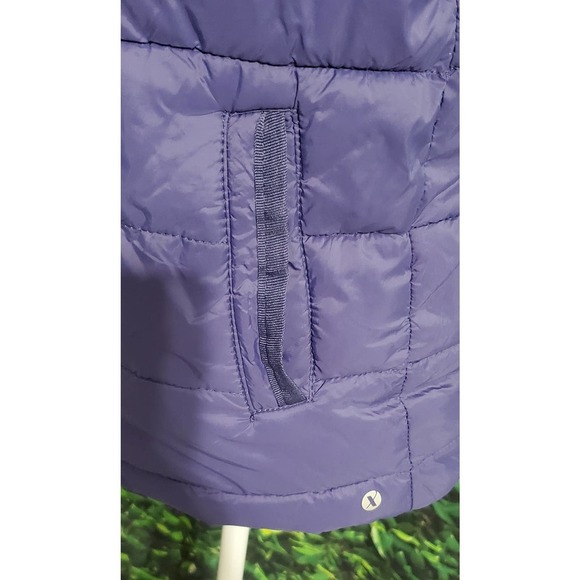 NWOT Women’s Xersion Packable Puffer Vest-Blue Violet S - Picture 3 of 8